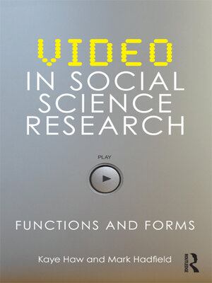 cover image of Video in Social Science Research